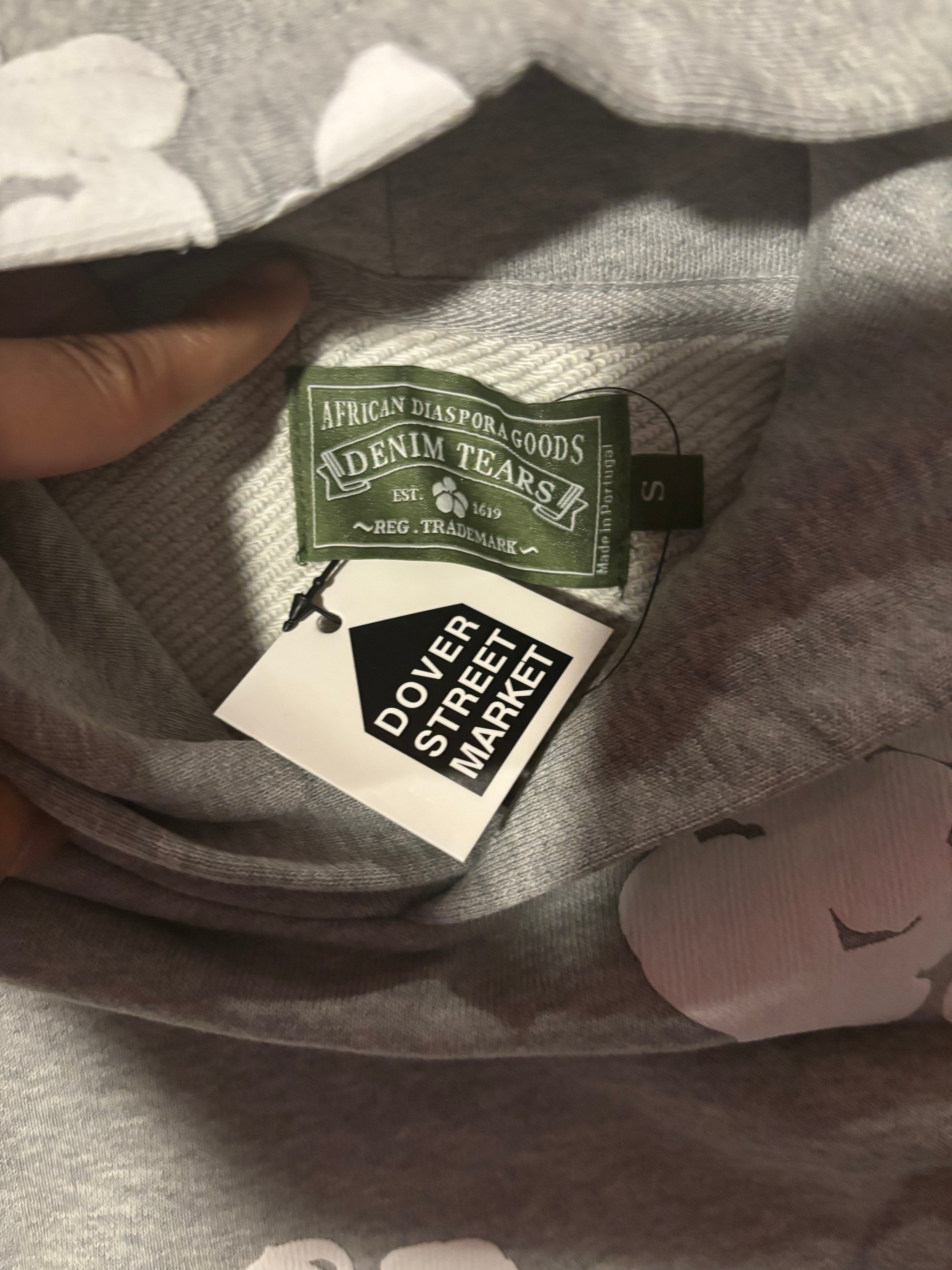Grey Denim Tears Hoodie
